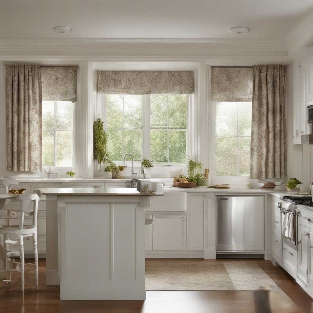 Long Kitchen Window Curtains