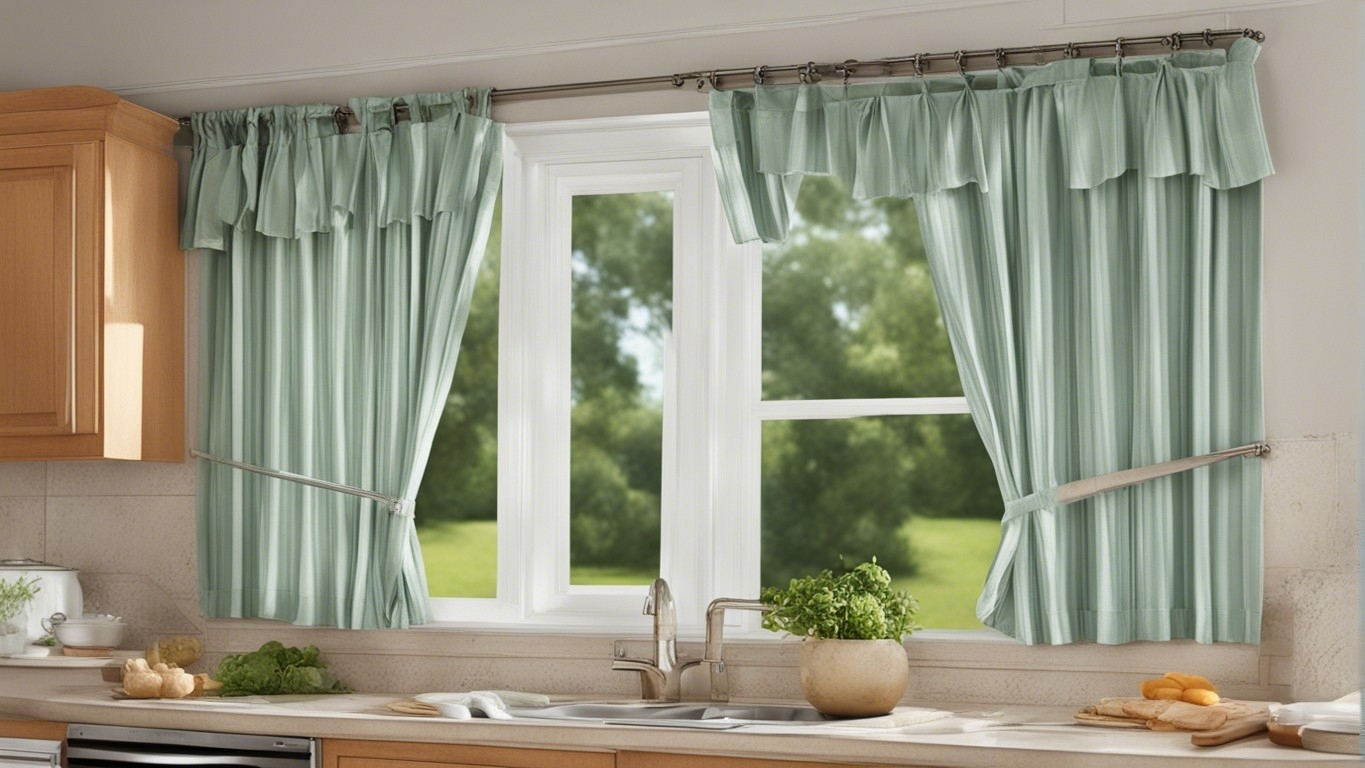 kitchen window curtains
