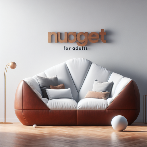 Versatile Nugget Couch for adults in a modern interior
